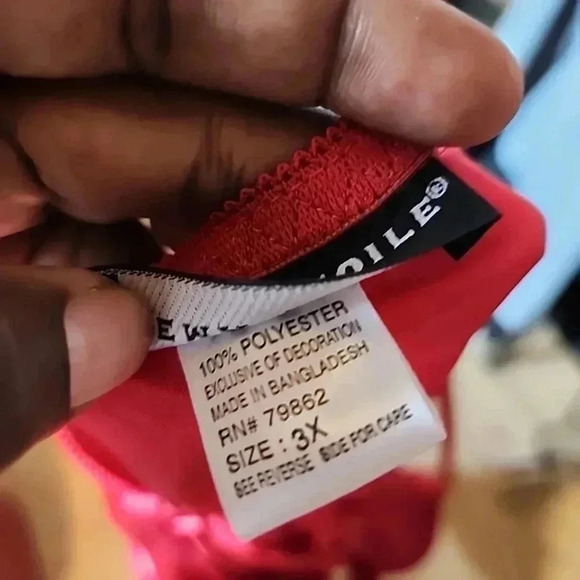 Chiffon & Lace Robe & Babydoll Set. Size 3x - Picture 6 of 11